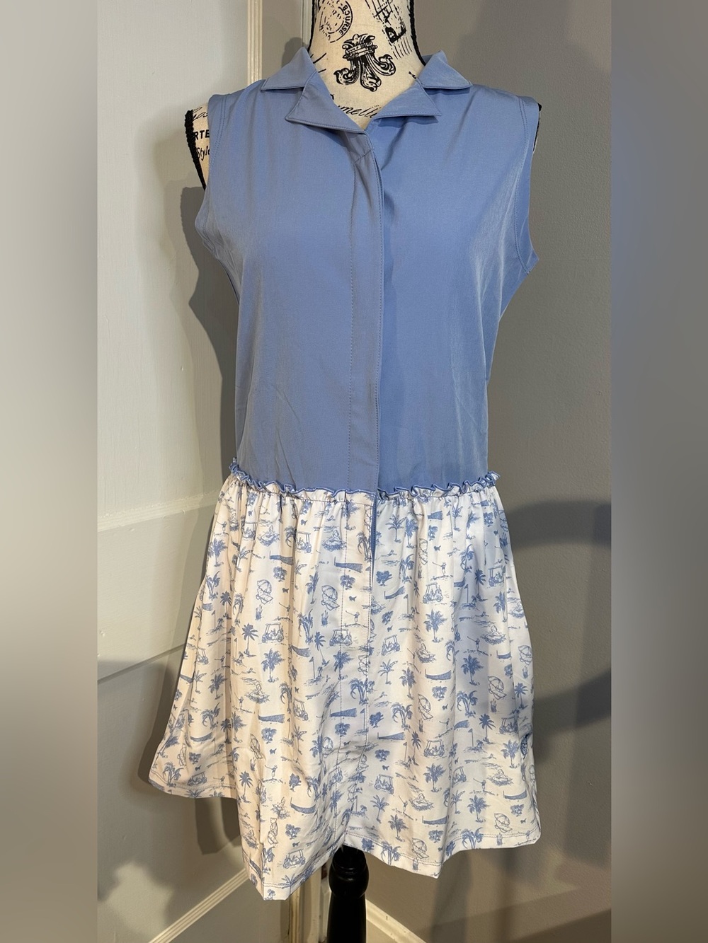 NWT Turtles and Tees Girls Golf Dress and Matching Shorts XL